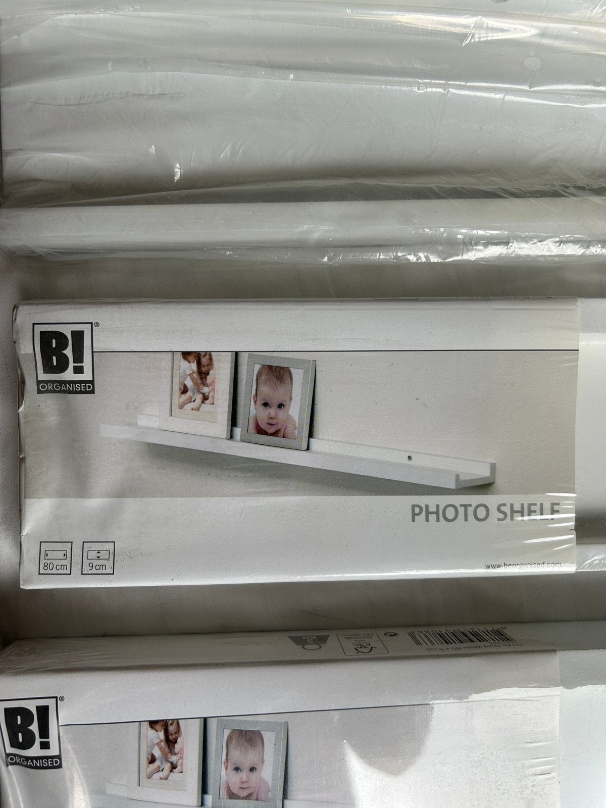 B! Organised Fotoplank / Fotolijstplank - Wit (4 stuks), Ophalen of Verzenden, Nieuw