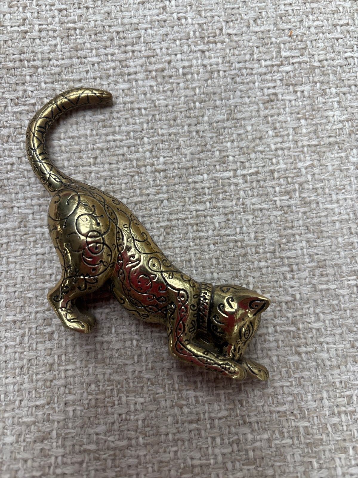Franklin Mint Curio Cabinet Cats Collection 1986 - Kat, Ophalen of Verzenden, Zo goed als nieuw, Hond of Kat, Beeldje of Figuurtje