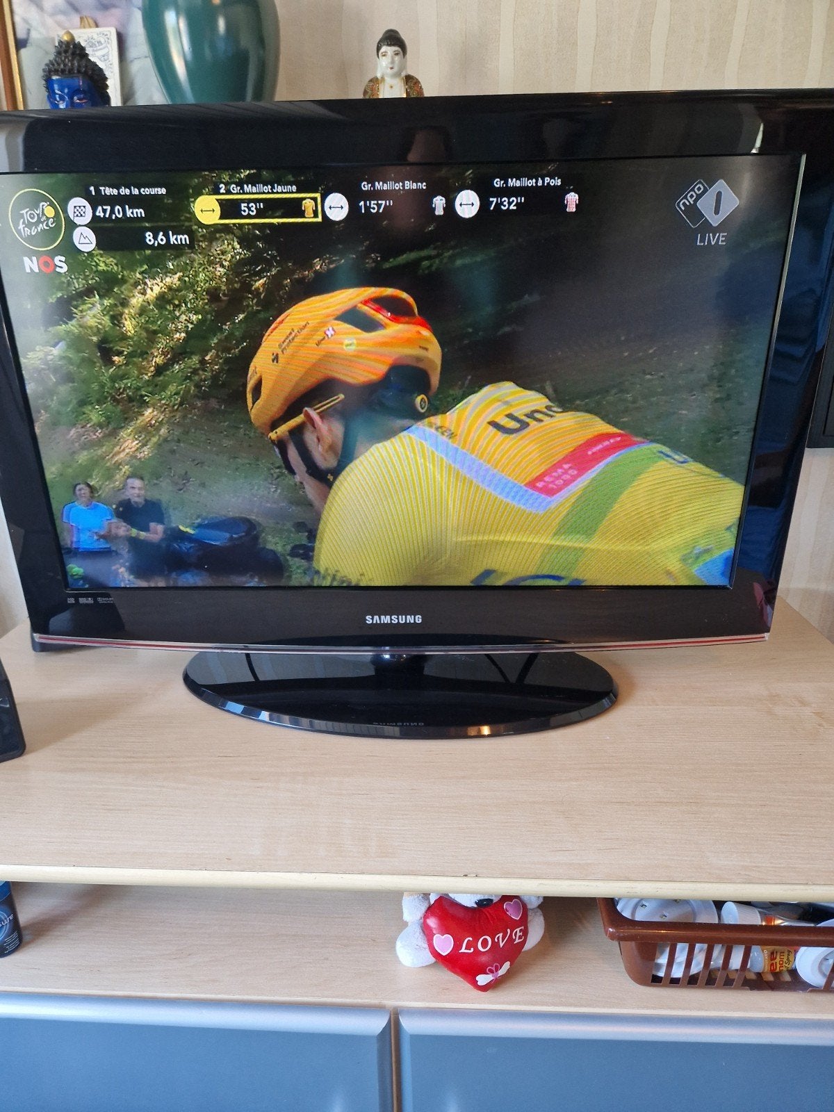 Samsung LE32B450C4W 32 inch LCD TV met afstandsbediening, Audio, Tv en Foto, Televisies, Ophalen, Gebruikt, 50 Hz, 80 tot 100 cm