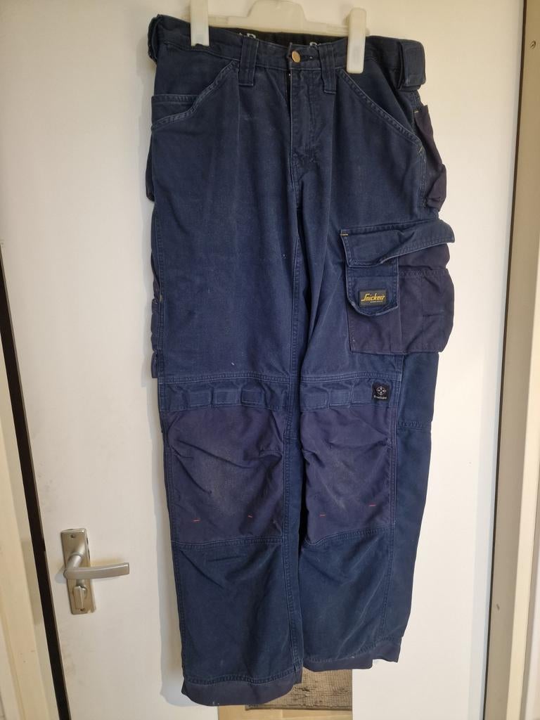 Snickers Workwear Werkbroek Maat 146 met knievakken, Ophalen of Verzenden, Gebruikt