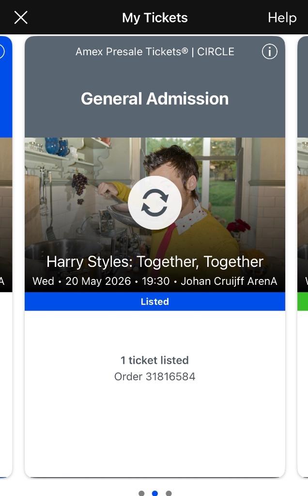 1x Harry Styles - Disco - staanplaats - woensdag 20 mei, Tickets en Kaartjes, Concerten | Pop, Eén persoon, Mei