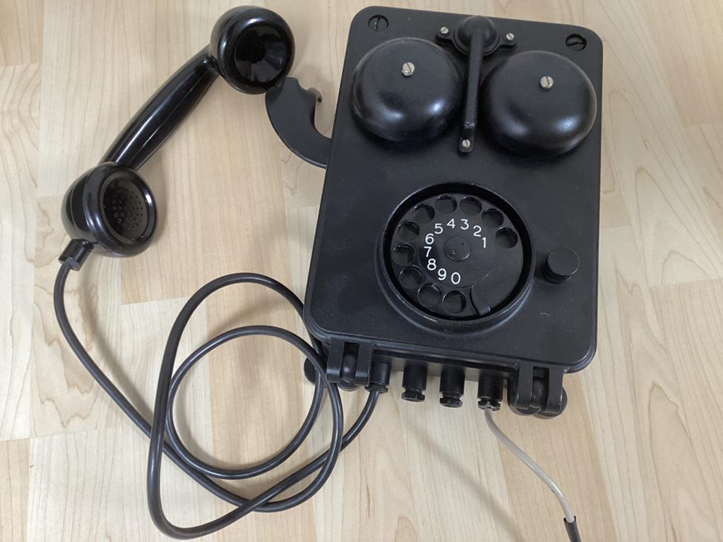 Oude telefoon, Telecommunicatie, Vaste telefoons | Niet Draadloos, Ophalen, Gebruikt, Met draaischijf