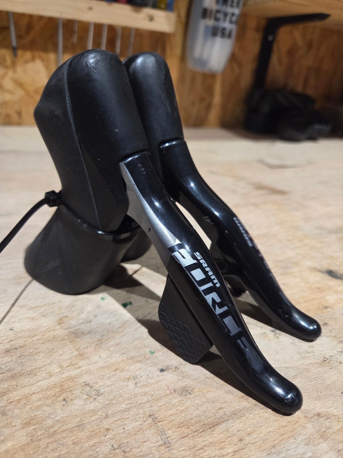 SRAM Force Shifter Set - Lichte beschadigingen, werkt prima, Gebruikt, Overige typen, Kunststof, Ophalen of Verzenden