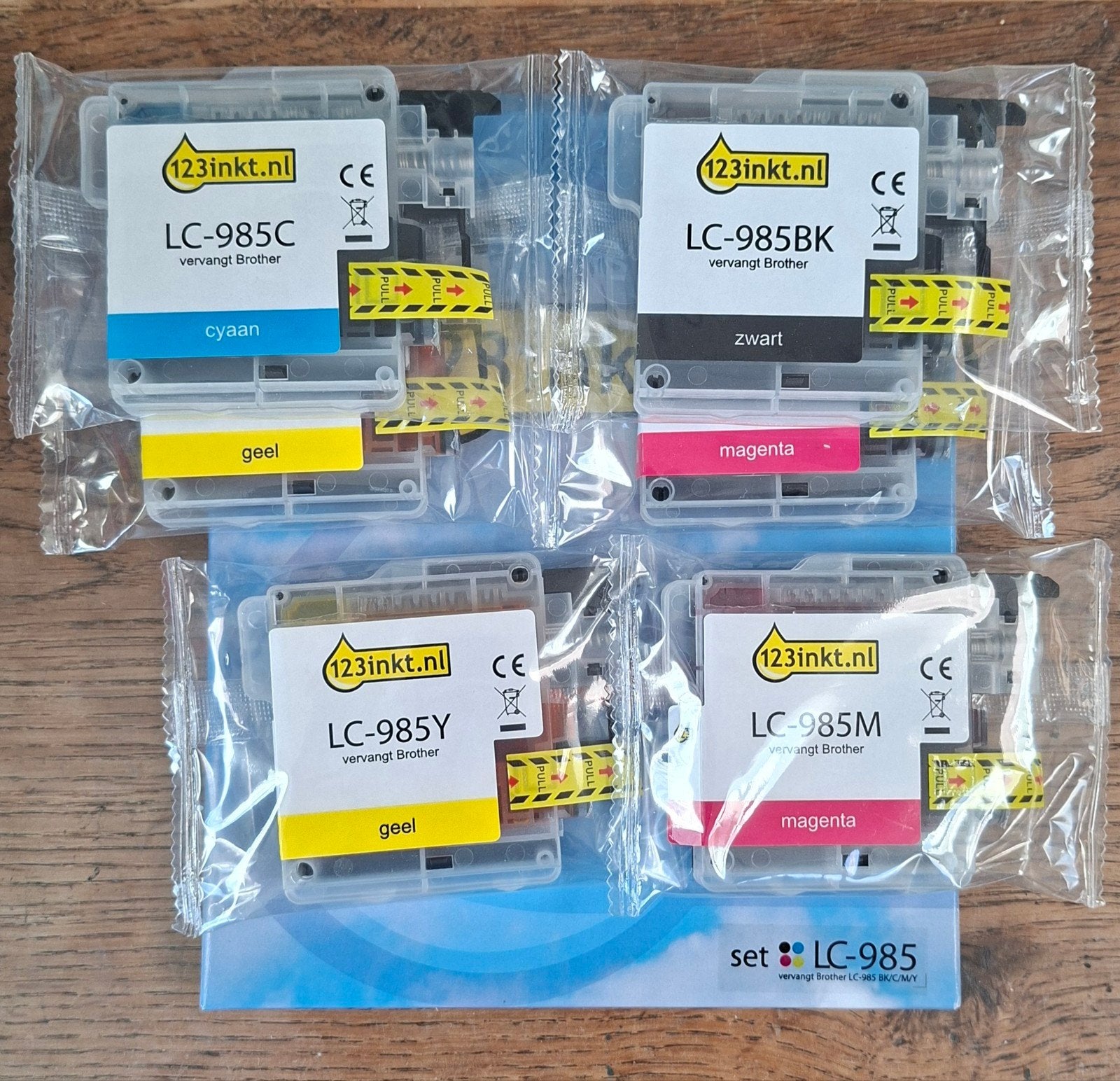 LC-985 inktcartridge voor Brother inkjet printers, Computers en Software, Ophalen of Verzenden, Nieuw, Cartridge, 123inkt (compatibel met Brother)