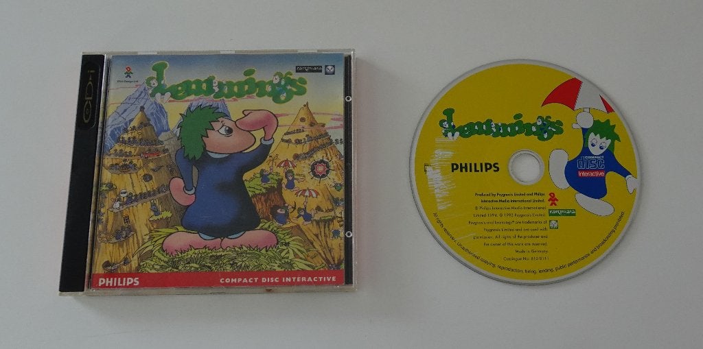 Lemmings voor Philips CD-i -- DEFECT, Spelcomputers en Games, 1 speler, Ophalen, Zo goed als nieuw, Vanaf 3 jaar