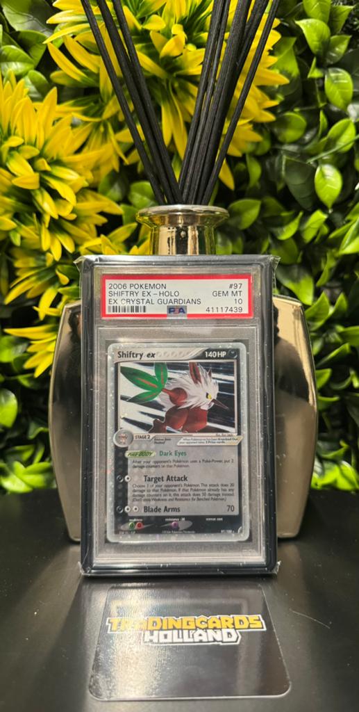 Pokemon Shiftry EX Crystal Guardians PSA 10 Gem Mint, Hobby en Vrije tijd, Verzamelkaartspellen | Pokémon, Ophalen of Verzenden