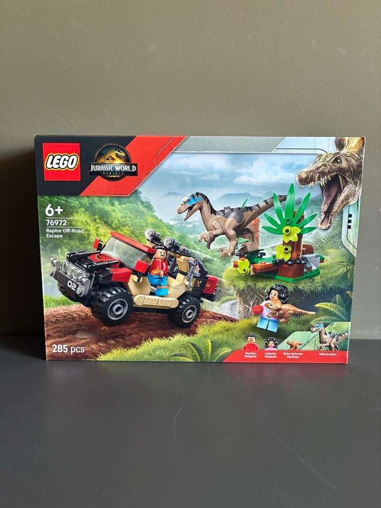 Lego Jurassic World 76972 Raptor Off-Road Escape *SEALED*, Jurassic World, Lego, Nieuw, Ophalen of Verzenden