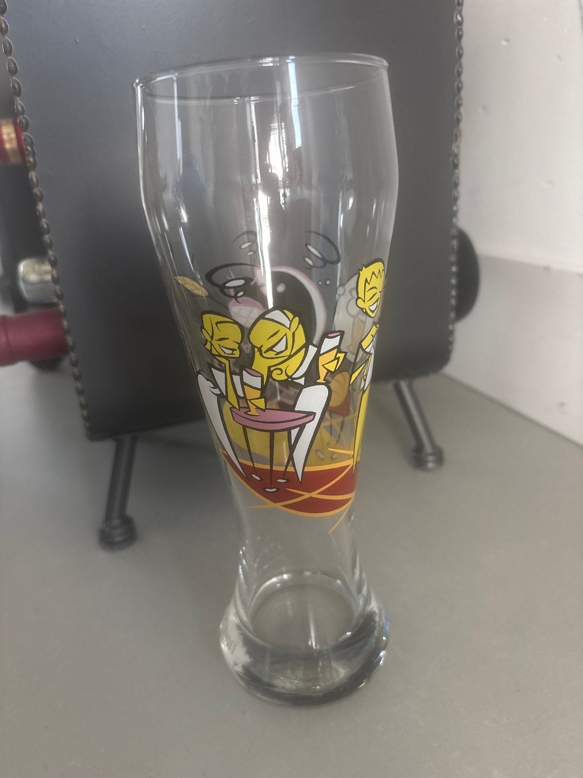 RitZEnHOFF bierglas met unieke opdruk, Ophalen of Verzenden, Zo goed als nieuw, Meerkleurig, Overige merken