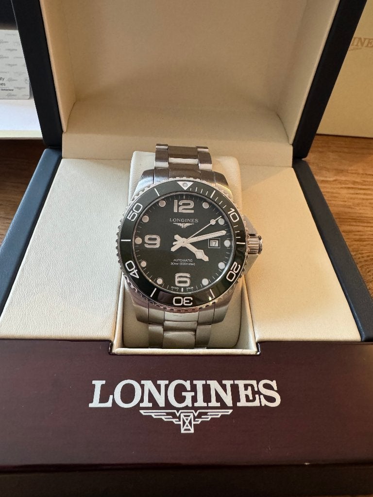 Longines Hydroconquest L37824066, Staal, Gebruikt, Staal, Polshorloge