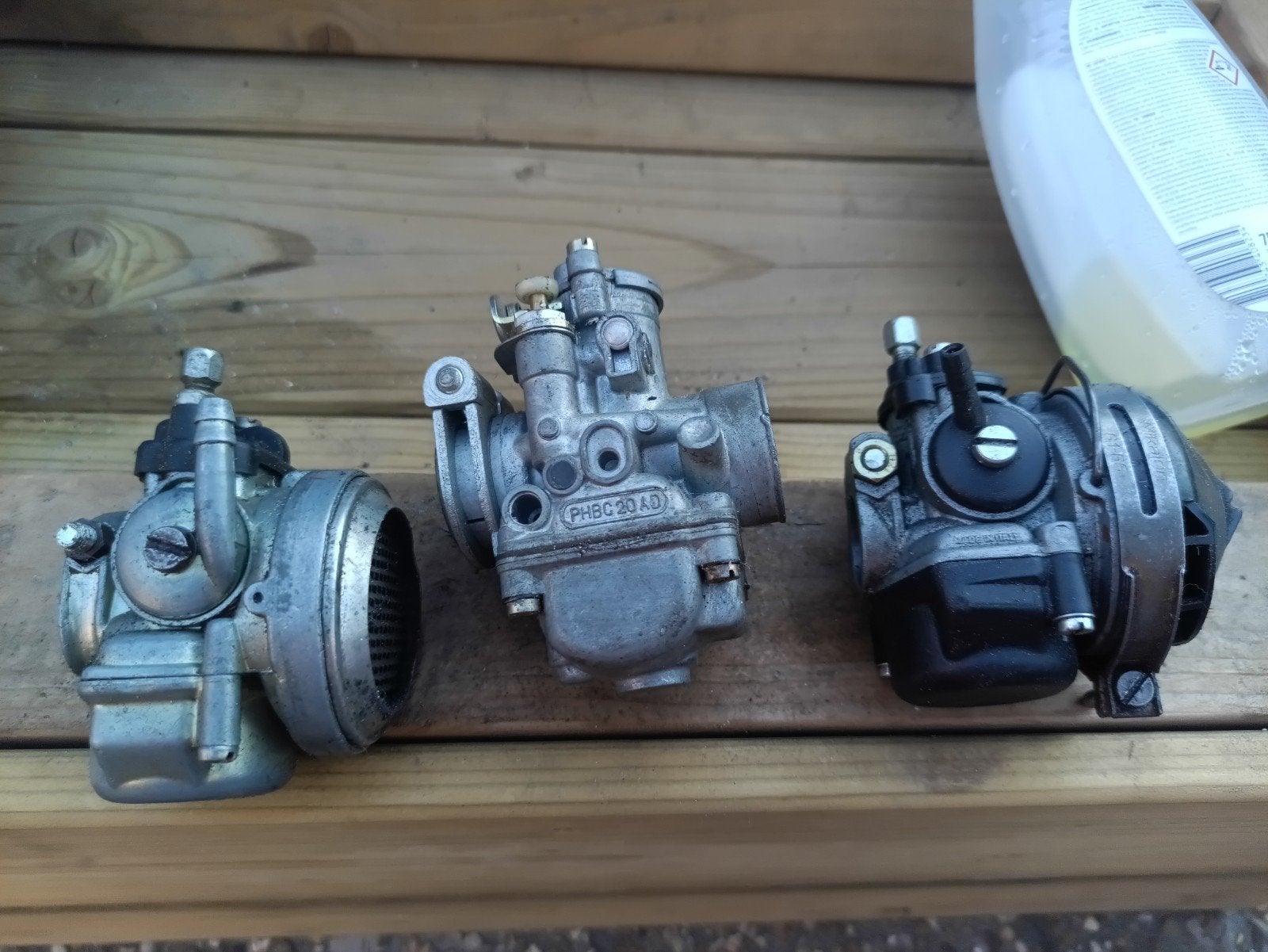 3 Gebruikte Dellorto Carburateurs, Ophalen of Verzenden, Gebruikt, Carburateur, Puch Piaggio