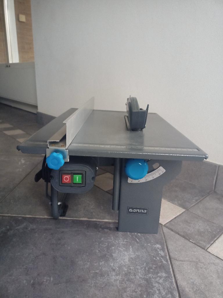 Gamma ZB-200 zaagtafel 800w tafelmodel, Ophalen, Gebruikt, Cirkelzaag, 600 tot 1200 watt