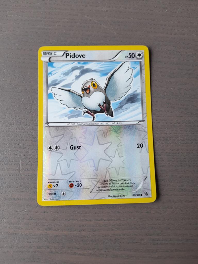 Emerging powers 80/98 pidove reverse, Ophalen of Verzenden, Gebruikt, Losse kaart, Foil