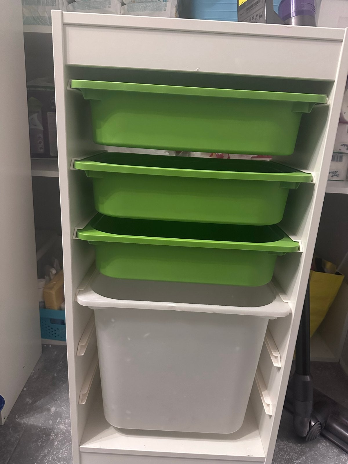 Ikea Trofast opbergkast met bakken 46x30x94 cm, Ophalen, Gebruikt, Kast