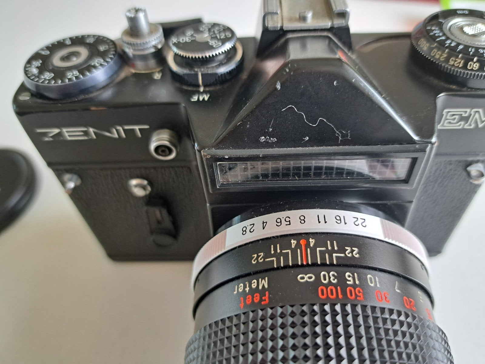 spiegelreflex camera Zenit EM in goede staat., Audio, Tv en Foto, Ophalen of Verzenden, Gebruikt, Spiegelreflex, Overige Merken