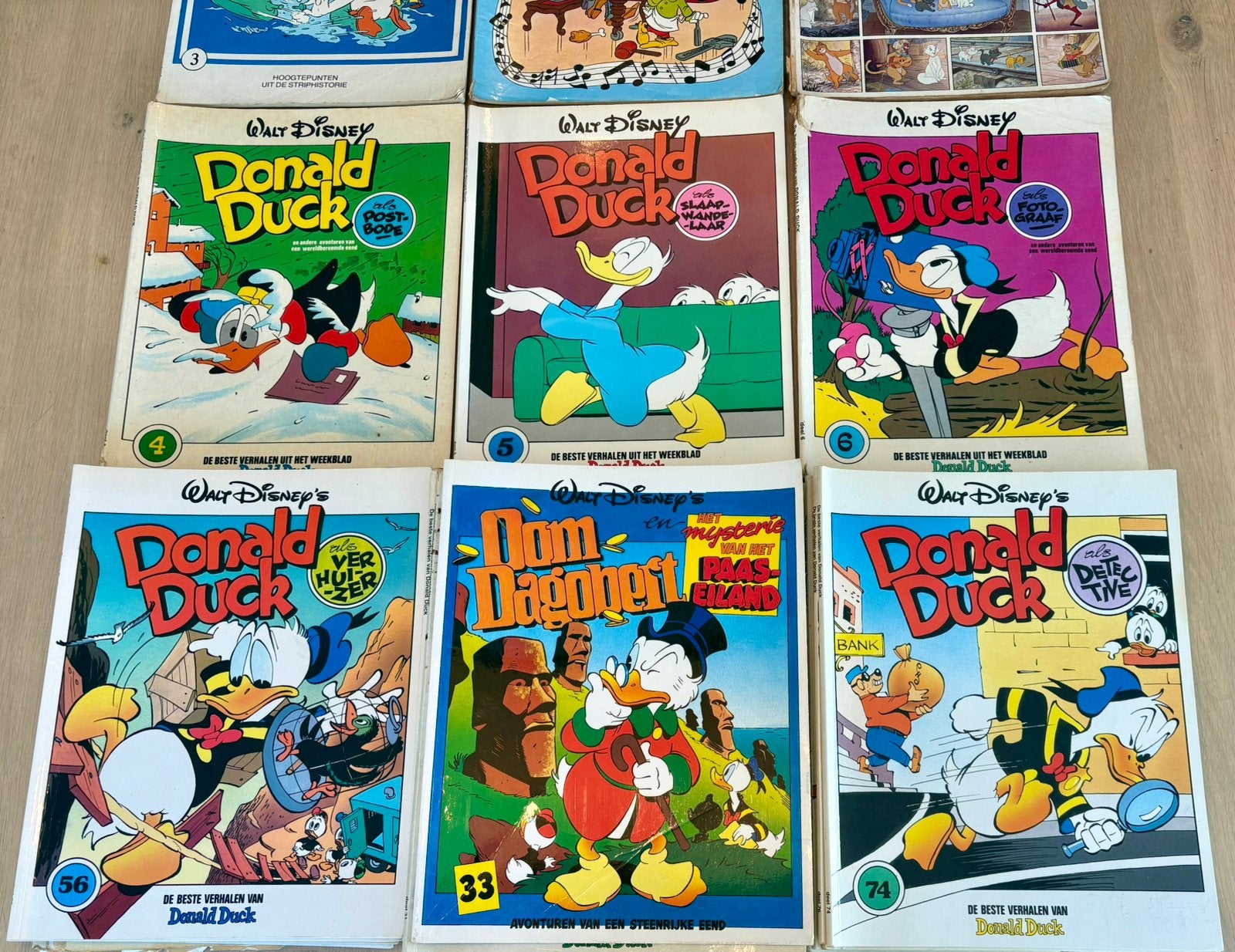 Donald Duck stripboeken 34x, Boeken, Meerdere comics, Ophalen of Verzenden, Zo goed als nieuw, Europa