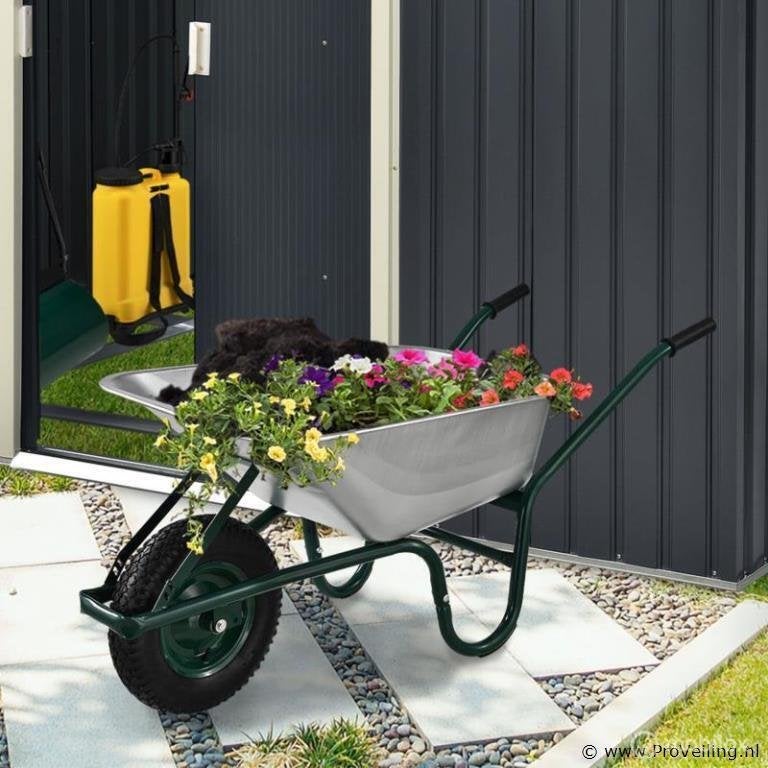 Online Veiling: Kruiwagen 100 L, Tuin en Terras, Kruiwagens, Nieuw