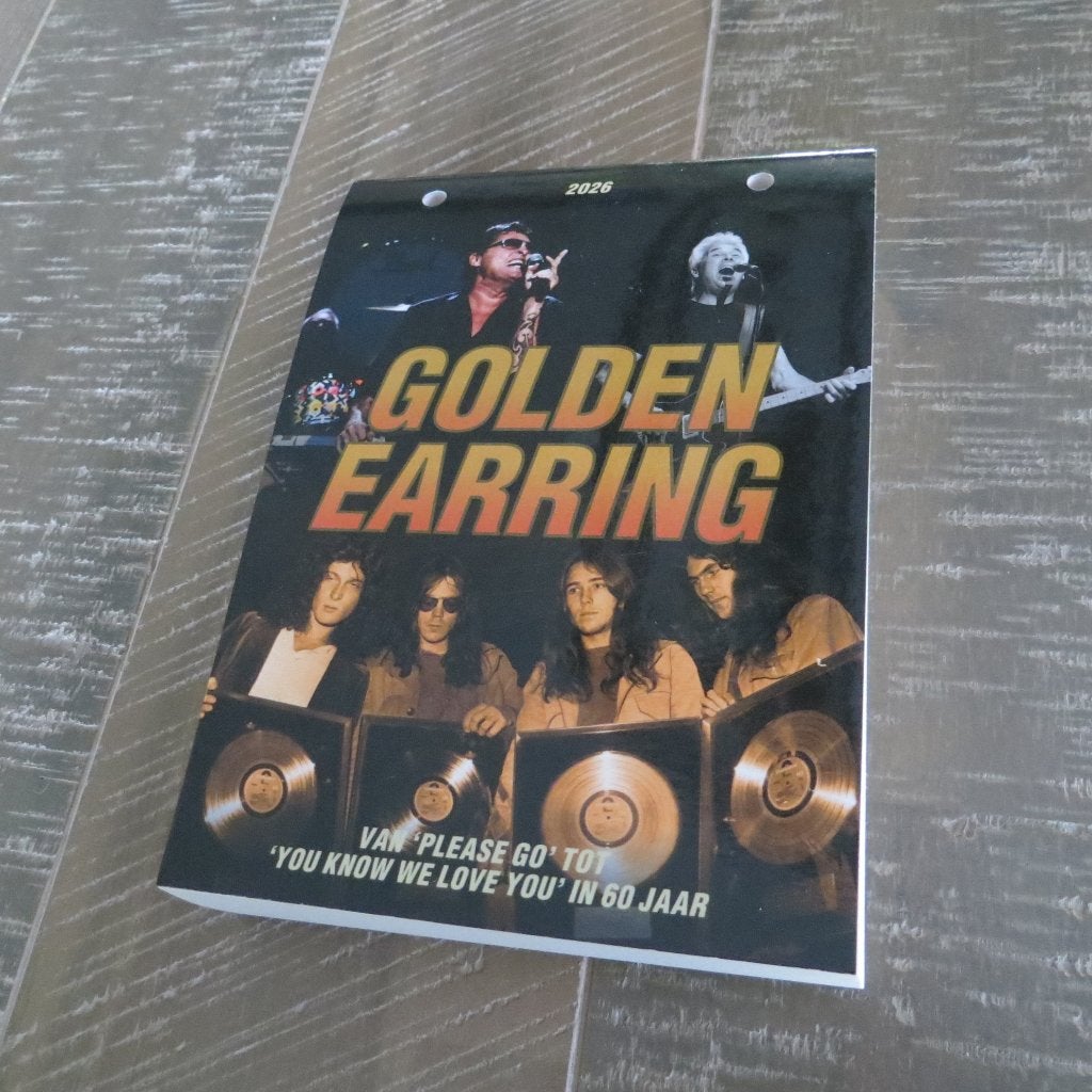 Golden Earring scheurkalender 2026 - als nieuw, Ophalen of Verzenden, Zo goed als nieuw
