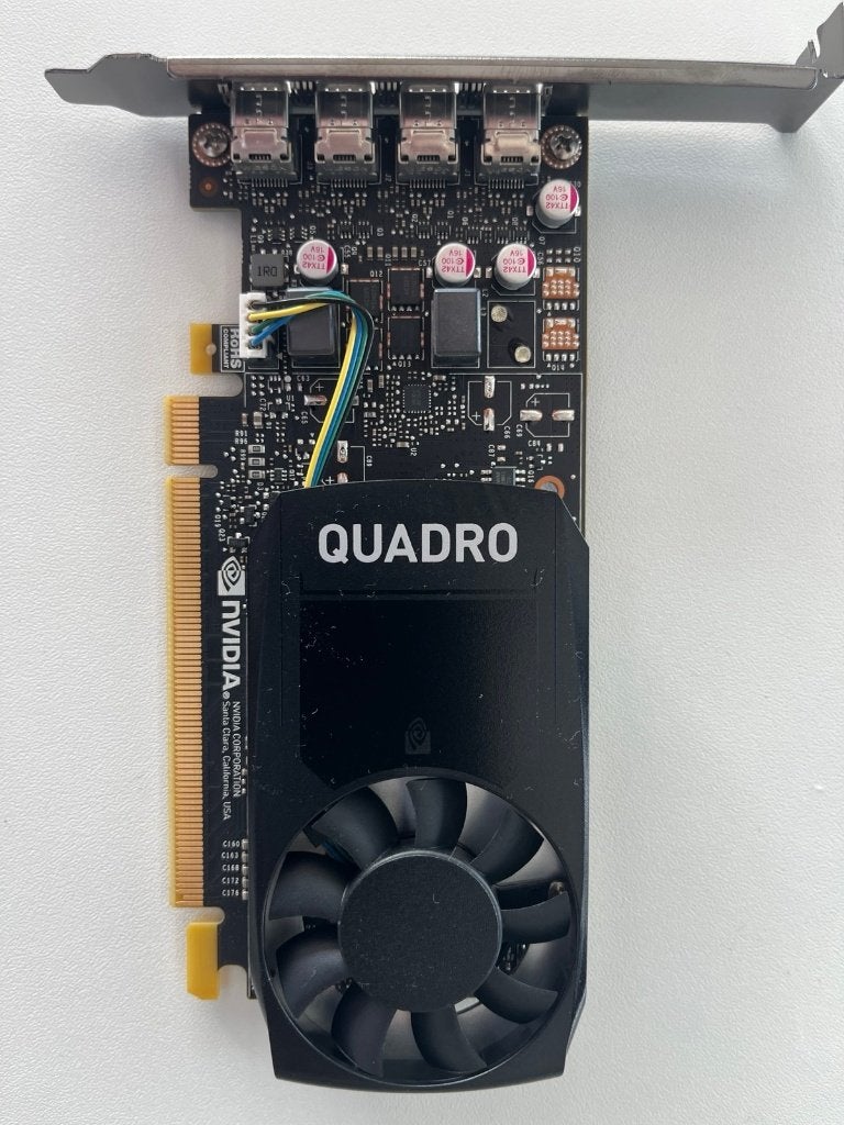 Nvidia Quadro P1000 4GB 4xDP (Display Port), Computers en Software, Videokaarten, Zo goed als nieuw, Nvidia, PCI-Express 3.0, GDDR5