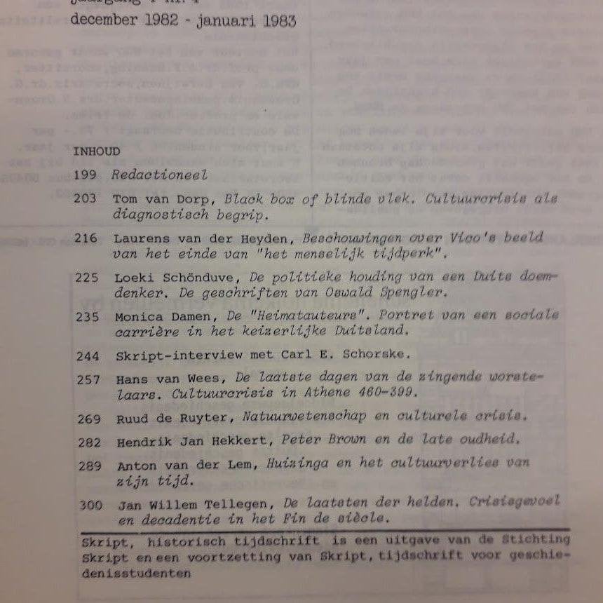 Cultuurcrisis: Huizinga, Spengler, Athene, Fin de siecle, Gelezen, Europa, Diverse auteurs, Ophalen of Verzenden