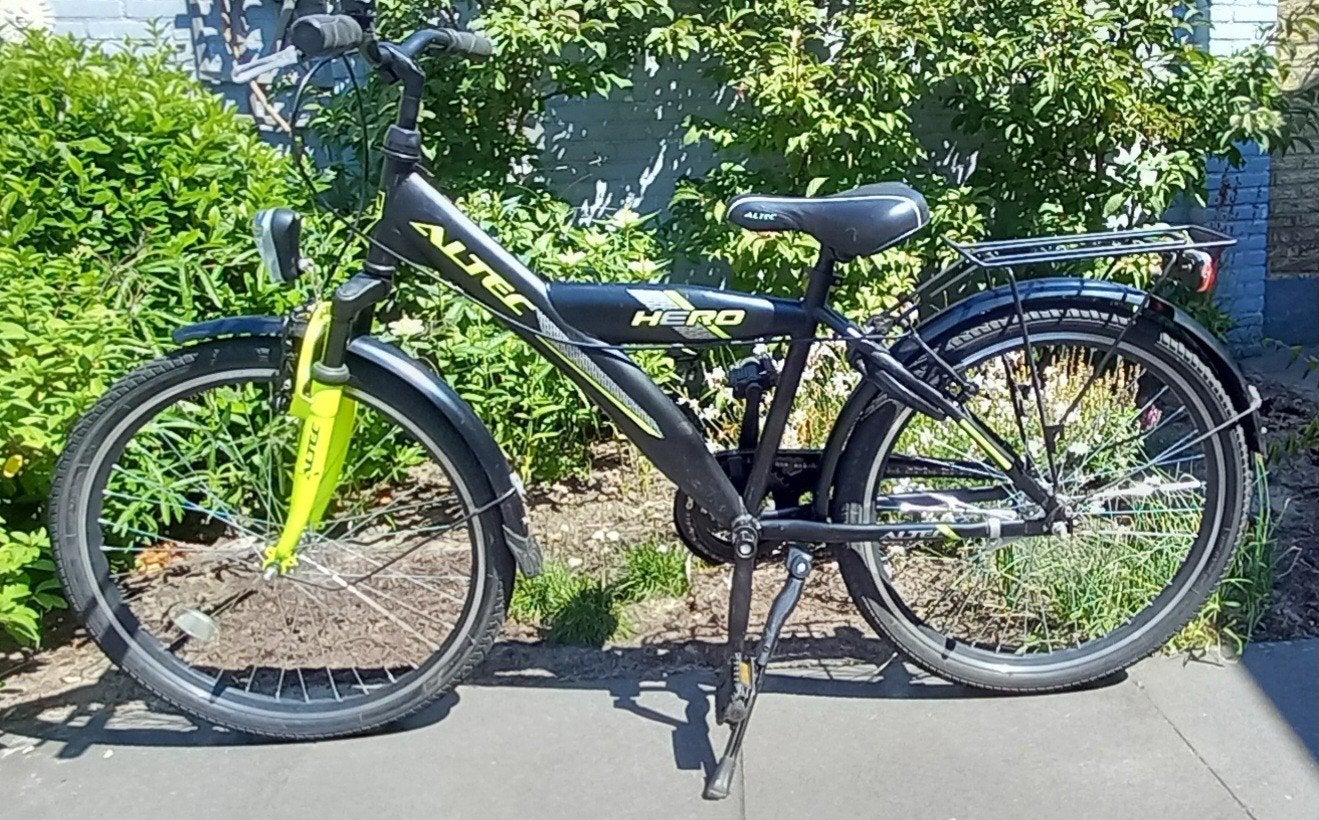 Altec jongensfiets 24 inch, Terugtraprem, Gebruikt, Minder dan 49 cm, Ophalen