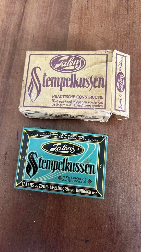 Stempelkussen, Antiek en Kunst, Ophalen of Verzenden