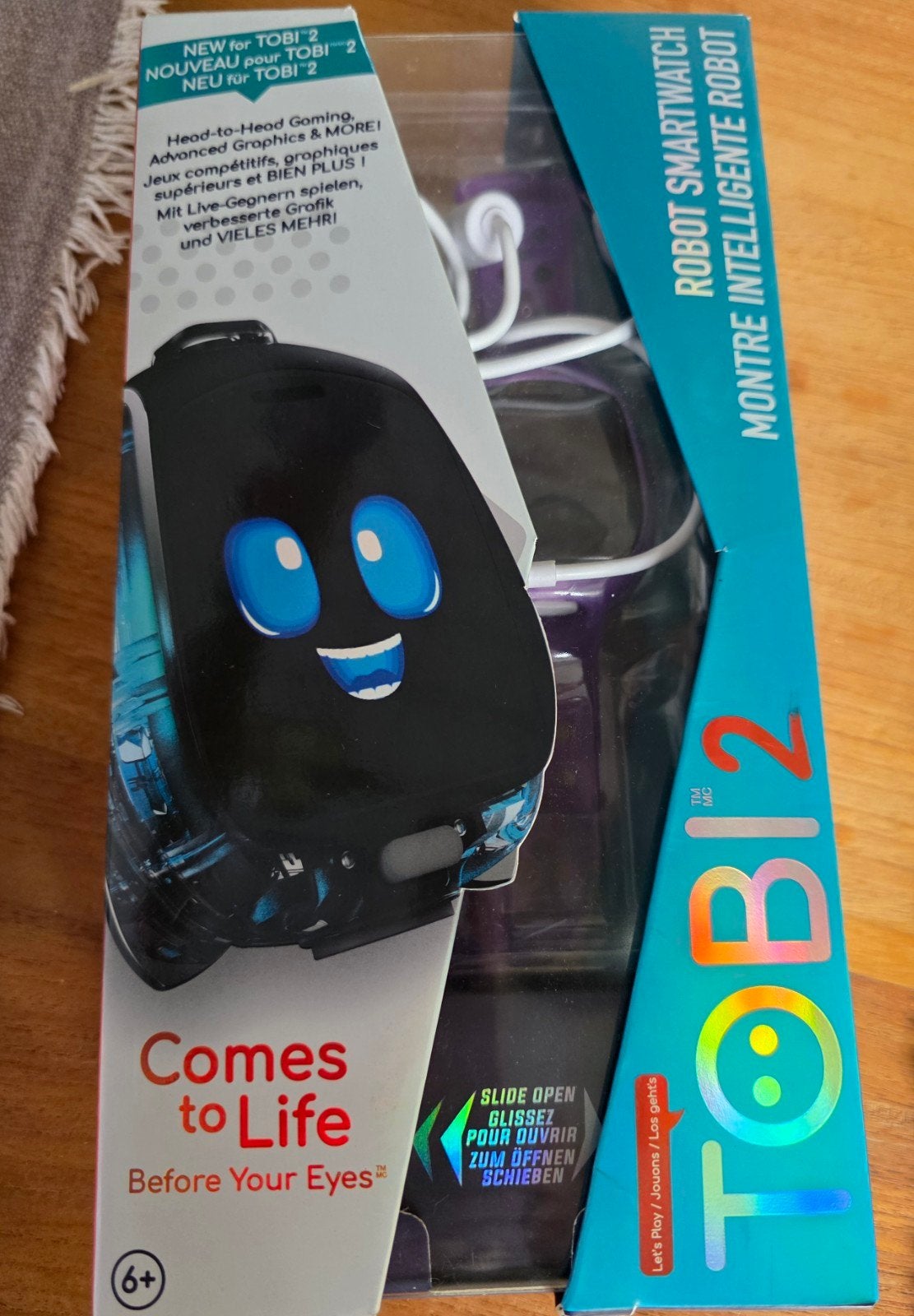 Tobi 2 Robot Smartwatch - Nieuwstaat, Ophalen of Verzenden, Zo goed als nieuw, Paars, Jongen of Meisje
