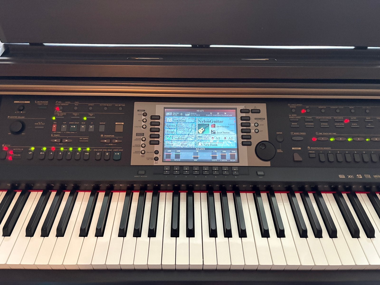 Yamaha Clavinova CVP-207 digitale piano, Ophalen, Zo goed als nieuw, Zwart