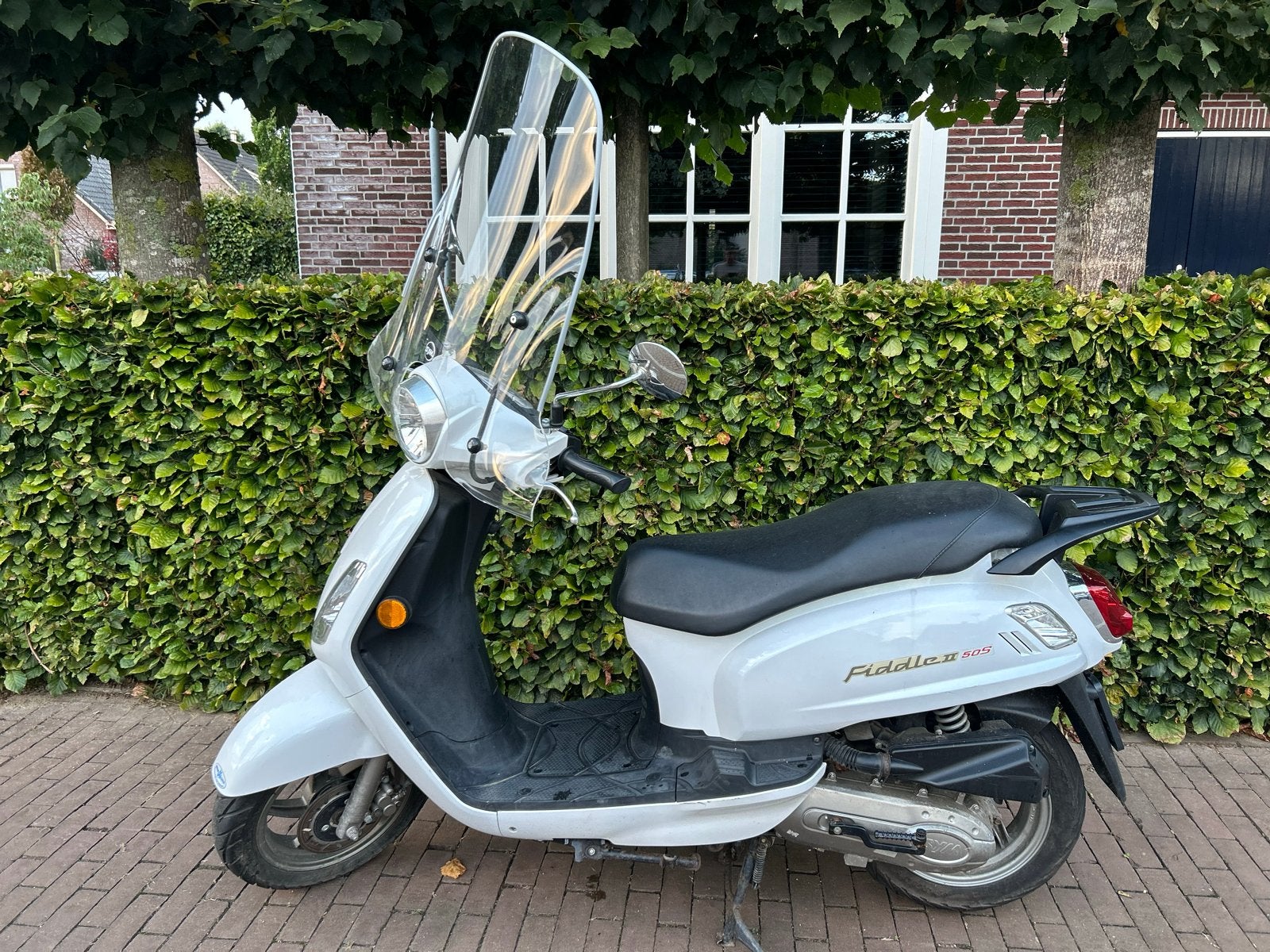 Sym Fiddle II 50S Scooter - Wit, Ophalen, Gebruikt, SYM, Benzine