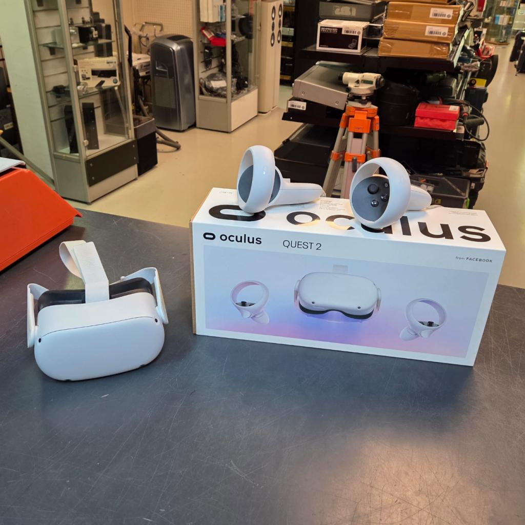 OCULUS Meta Quest 2 128gb + Controllers + doos, Meta Quest, Zo goed als nieuw, https://store.facebook.com/nl/help/support/quest/