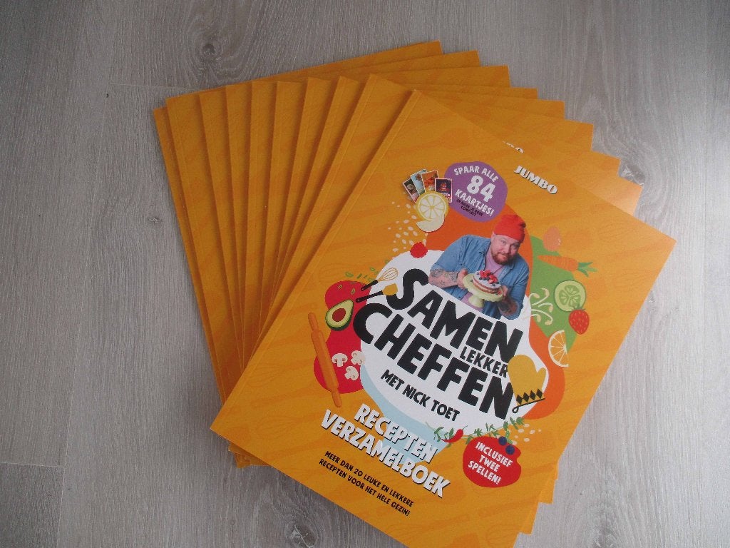Jumbo Samen Lekker Cheffen Receptenboeken: HELEMAAL GRATIS., Jumbo, Ophalen of Verzenden