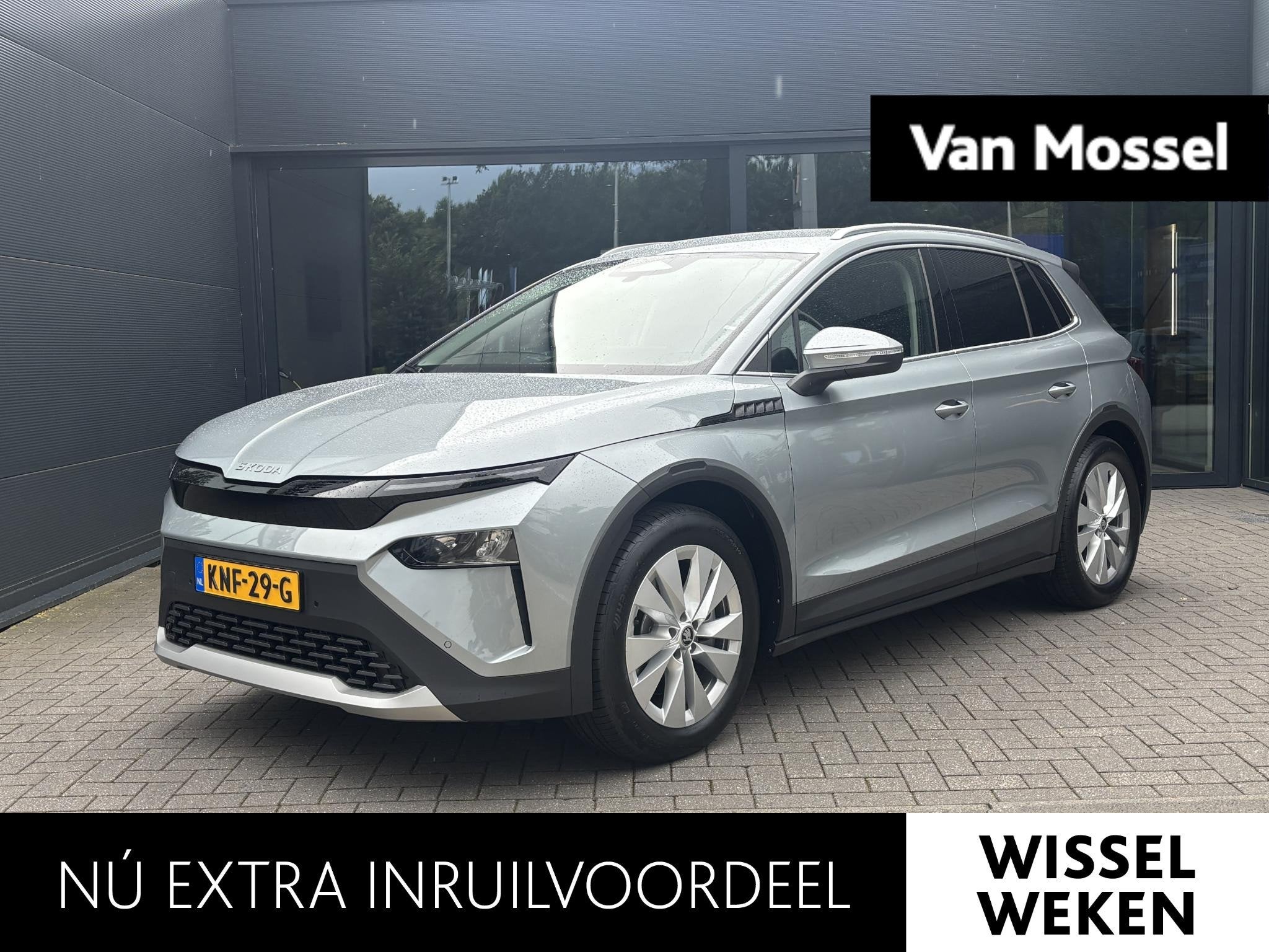 Skoda Elroq 60 Business Edition 190 PK | Automaat | LED Kopl, Auto's, Automaat, Achterwielaandrijving, Zwart, 190 pk