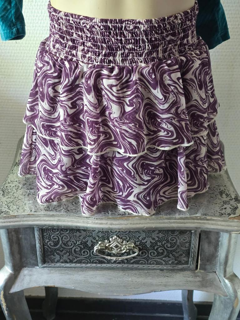 Name It meisjes rokje met marmerprint, maat 110, Kinderen en Baby's, Kinderkleding | Maat 110, Meisje, Ophalen of Verzenden, Zo goed als nieuw