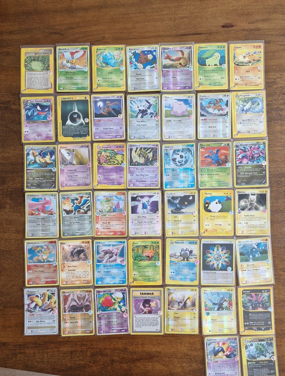 Collectie  oude Pokémon kaarten '95-2009., Ophalen of Verzenden, Zo goed als nieuw, Meerdere kaarten