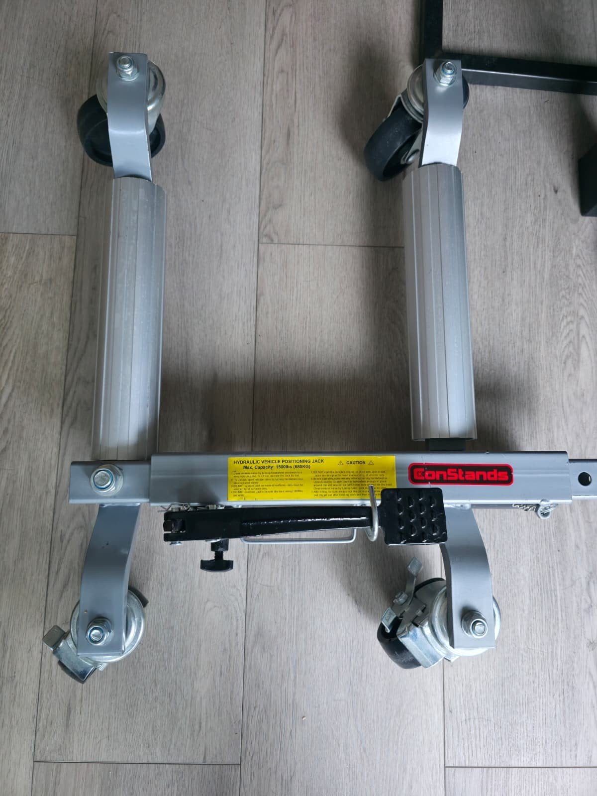 ConStands Hydraulische Rangeerhulp / Wielroller (680 kg), Ophalen of Verzenden, Zo goed als nieuw