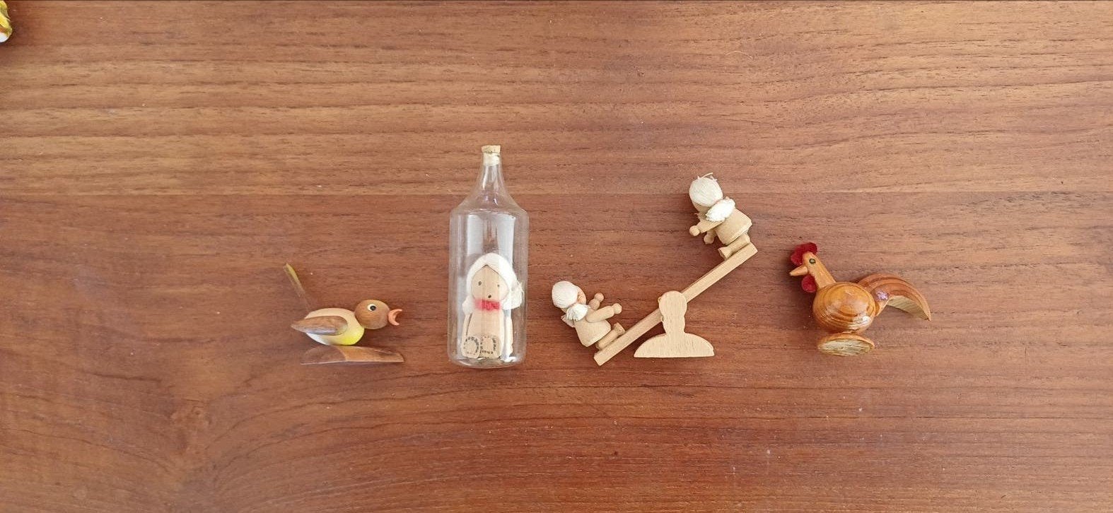Vintage letterbakfiguurtjes Scandinavische stijl jaren '80, Verzamelen, Poppetjes en Figuurtjes, Ophalen of Verzenden, Gebruikt