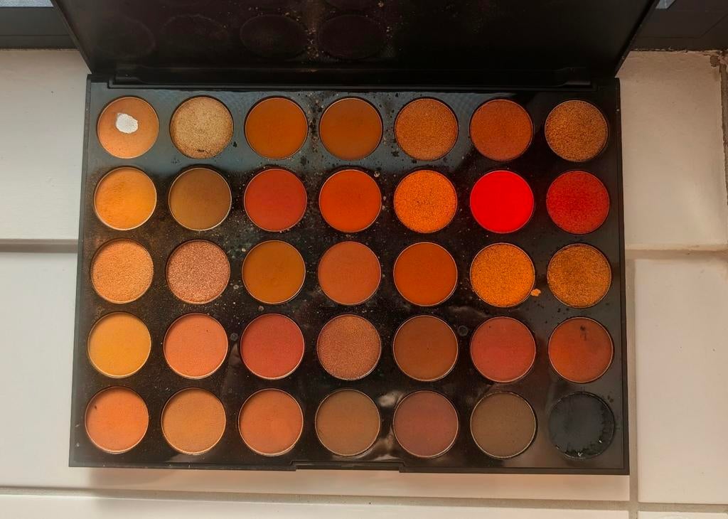 Morphe oogschaduw palette 35O2, Sieraden, Tassen en Uiterlijk, Uiterlijk | Cosmetica en Make-up, Gebruikt, Ophalen of Verzenden