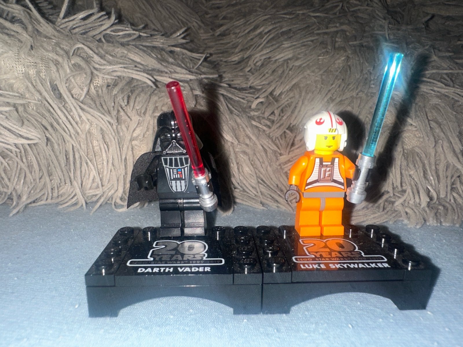 LEGO Star Wars 20 Jaar Jubileum Darth Vader & Luke Skywalker, Ophalen of Verzenden, Zo goed als nieuw, Actiefiguurtje