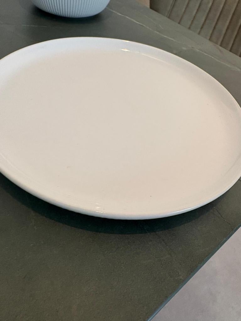 Royal van Kempen & Begeer servies - wit, geribbeld, Ophalen, Keramiek, Zo goed als nieuw, Effen