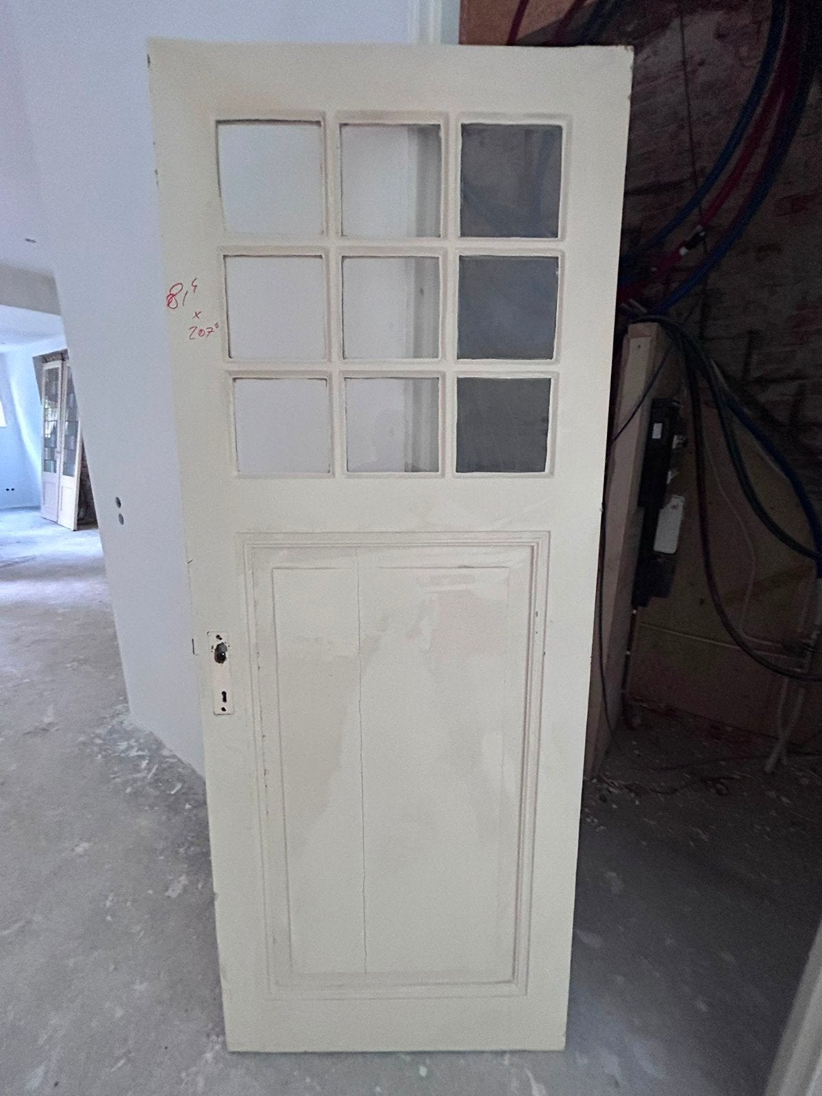 Diverse paneeldeuren, schuifdeuren en glas-in-lood deuren, Gebruikt, 80 tot 100 cm, Binnendeur, Ophalen of Verzenden