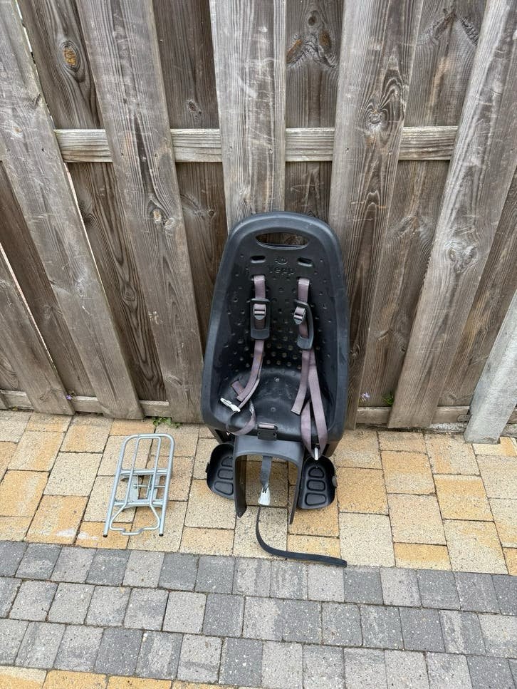 Yepp Achterzitje met Bevestiging, Ophalen, Achterzitje, 9 t/m 36 kg, Gebruikt