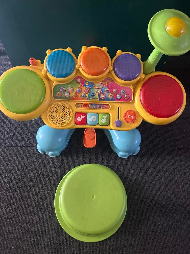 Vrolijk VTech Baby Drumstel met Licht en Geluid, Kinderen en Baby's, Speelgoed | Overig, Ophalen, Gebruikt, Jongen of Meisje