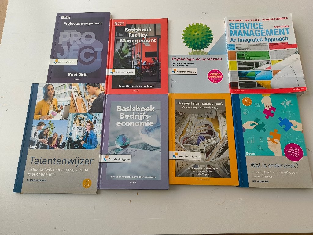 Facility Management boeken, Boeken, Studieboeken en Cursussen, Diverse auteurs, Zo goed als nieuw, Beta, HBO