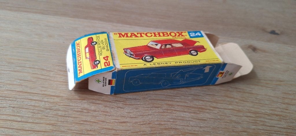 Matchbox lesney Rolls Royce Silver Shadow, Ophalen of Verzenden, Zo goed als nieuw, Auto