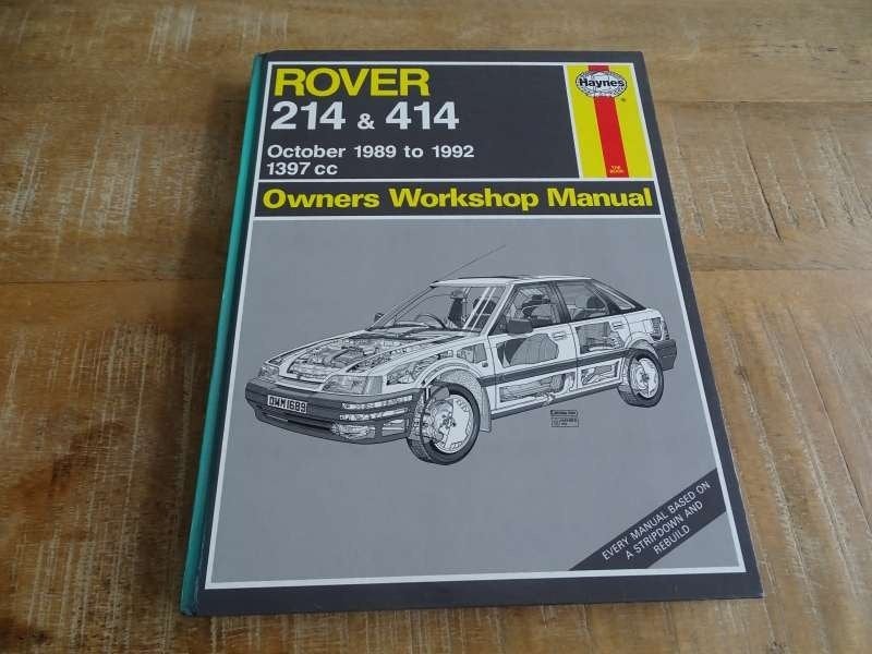 Rover 214 - 414 Haynes Werkplaatshandboek 1989-1992, Verzenden, Gelezen, Overige merken