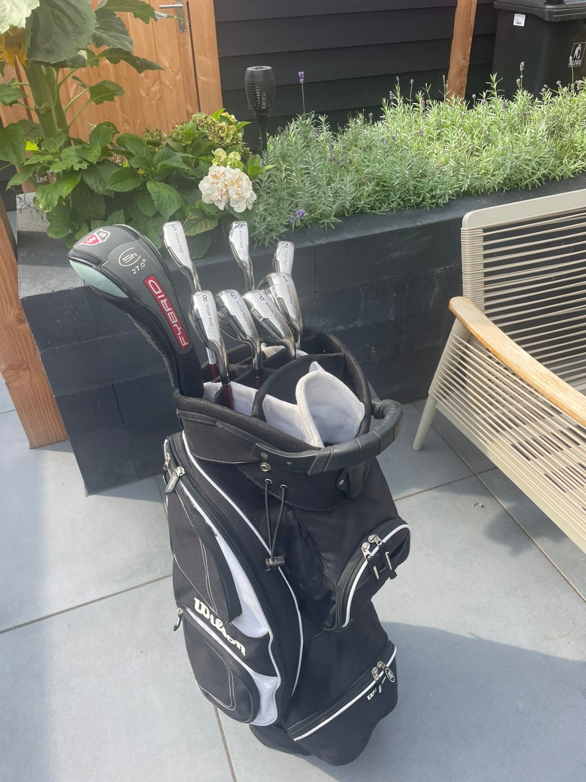 Golfset wilson, Sport en Fitness, Golf, Ophalen, Zo goed als nieuw, Set
