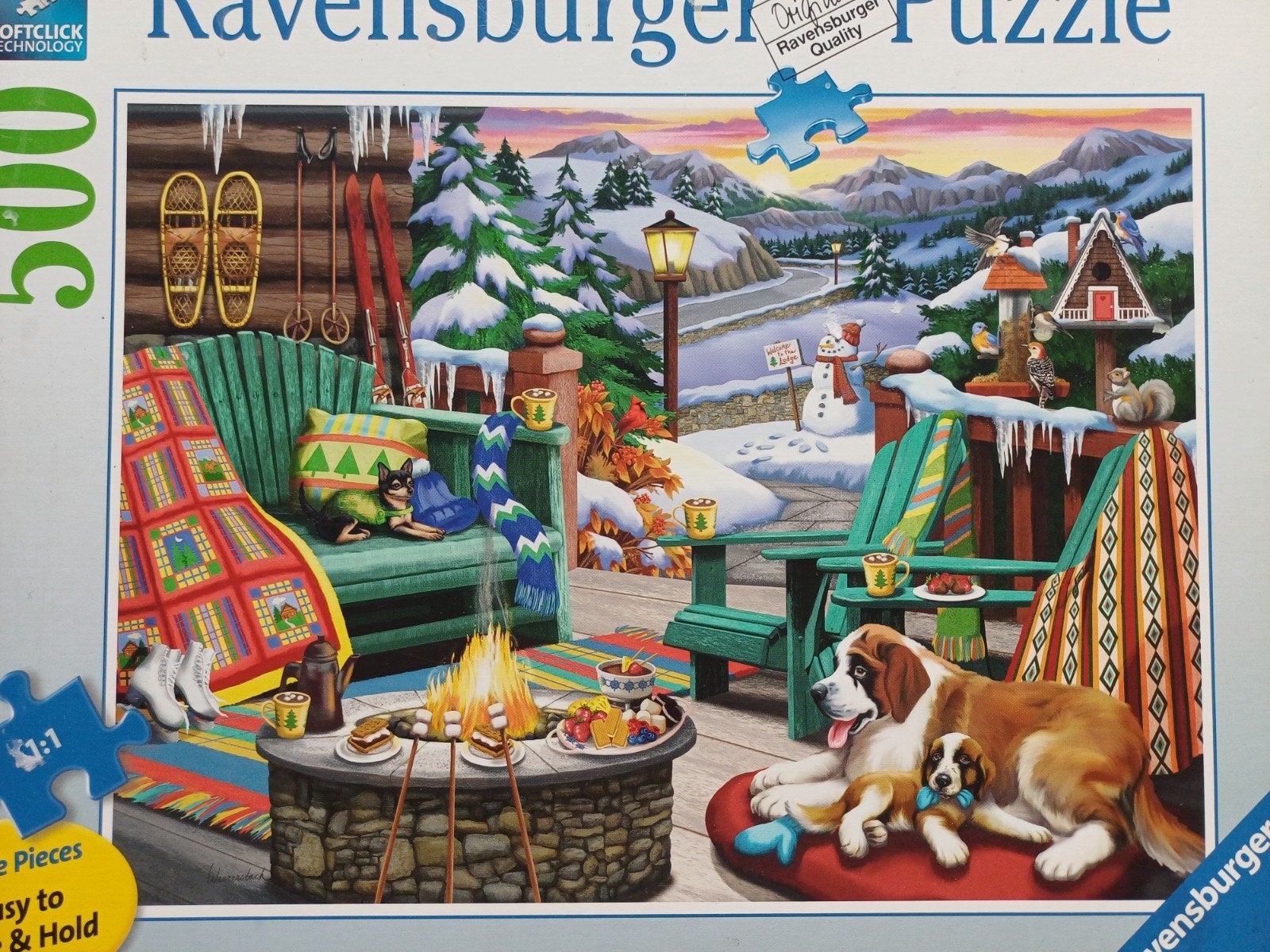 Puzzel van 500 XXL stukjes, Nieuw, Ravensburger, Après Ski, Ophalen of Verzenden, 500 t/m 1500 stukjes, Nieuw, Legpuzzel