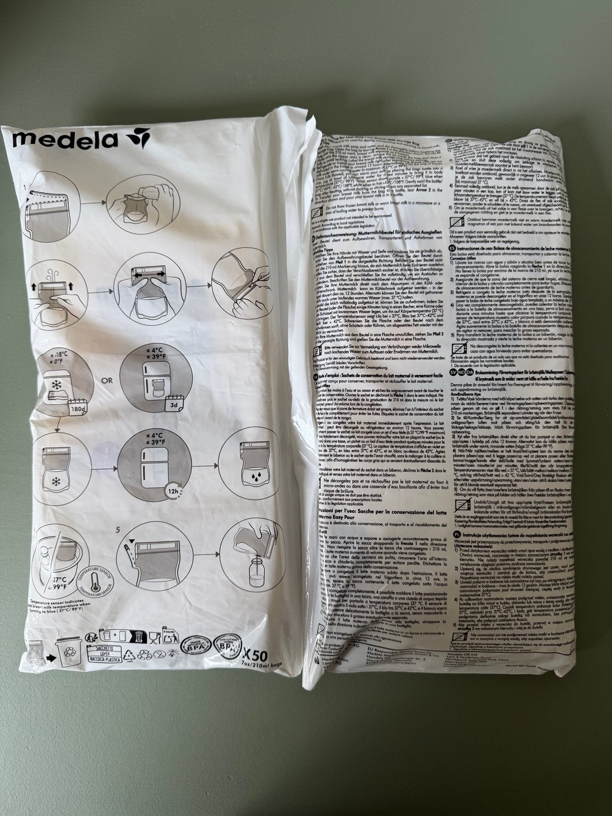 Medela Moedermelk Bewaarzakjes - 50 stuks, Medela, Bewaarbakje, Nieuw, Ophalen of Verzenden