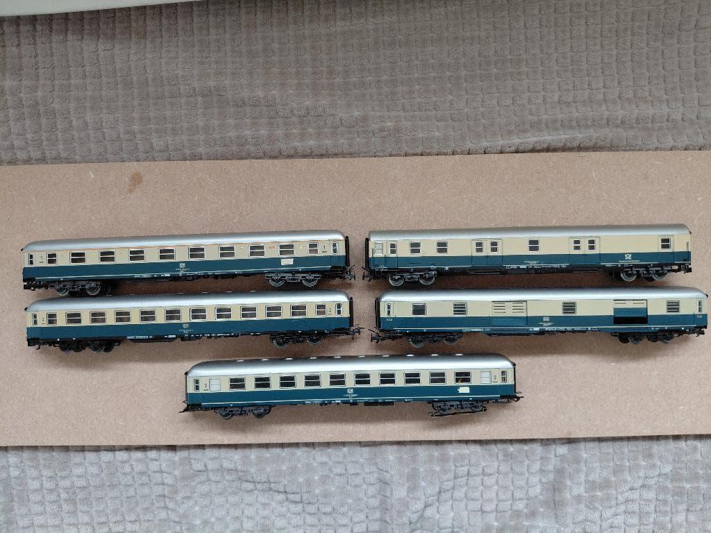 Märklin set personen rijtuigen, Wisselstroom, Gebruikt, Wagon, Ophalen of Verzenden
