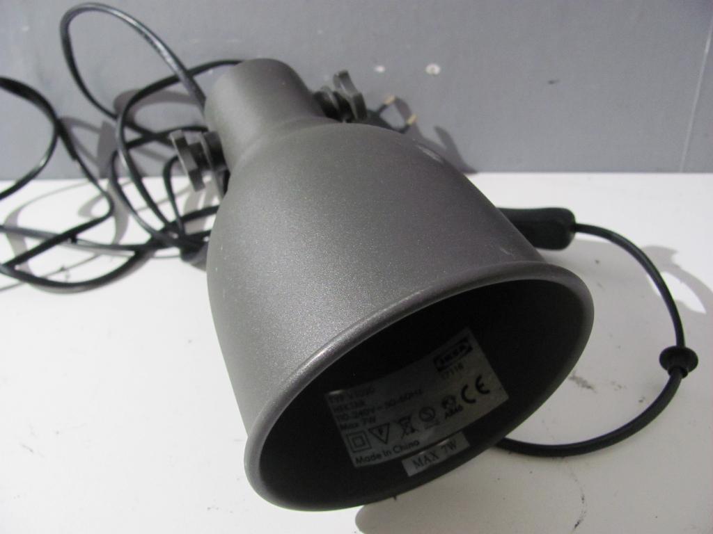 HEKTAR wandspot( metaal ikea), Huis en Inrichting, Lampen | Spots, Halogeen, Metaal of Aluminium, Ophalen of Verzenden, Zo goed als nieuw