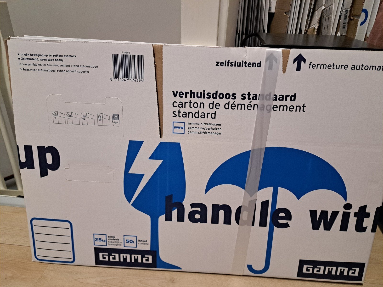 Verhuisdozen 20-25 stuks (nieuw en gebruikt), Ophalen, Doos, Opvouwbaar